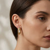 Wholesale Niche Style Geometric Stainless Steel 18K Gold Plated Stud Earrings For Women