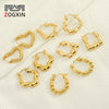 Wholesale Niche Style Heart Pattern 316L Stainless Steel 18K Electroplated Women's Earrings