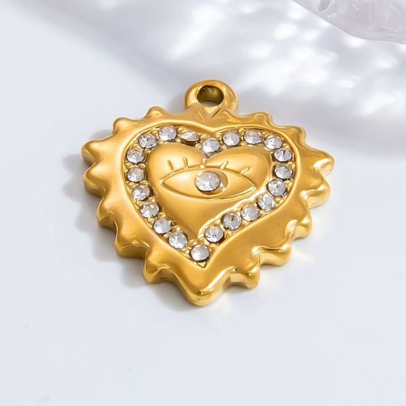 Wholesale Niche Style Totem Pattern Stainless Steel Electroplated Jewelry Necklace Pendant