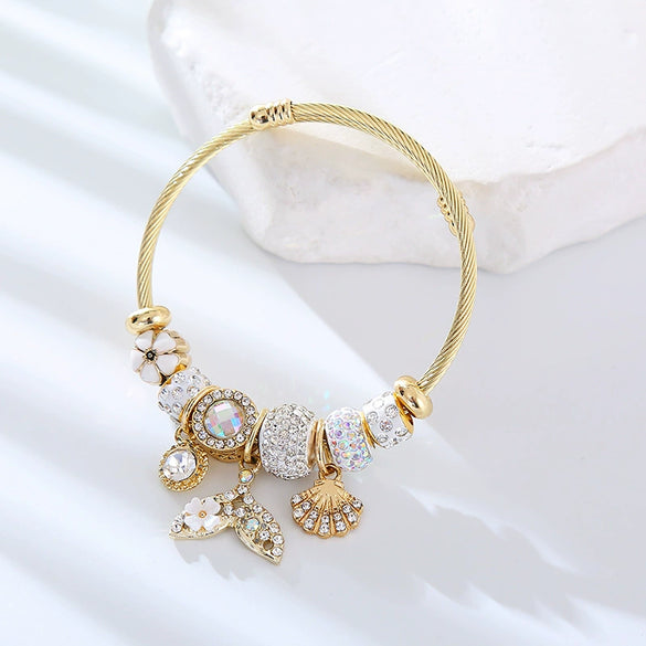 Wholesale Nonfading Adjustable Couple Bracelet With Diamond Treatment Alloy Animal And Zodiac Pattern For Women