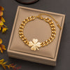 Wholesale Nonfading New Electroplated Geometric Titanium Steel Bracelet For Women