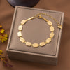 Wholesale Nonfading New Electroplated Geometric Titanium Steel Bracelet For Women