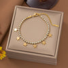 Wholesale Nonfading New Electroplated Geometric Titanium Steel Bracelet For Women