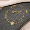 Wholesale Nonfading Titanium Steel Women's Bracelet With Diamond Fourleaf Clover Design And Electroplating Treatment