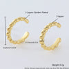 Wholesale Nonpierced Ear Bone Clip And Ear Clip Set Copper Geometric U Shape Electroplated Minimalist Style