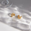 Wholesale Nonpierced Geometric Stainless Steel Electroplated Earrings For Women