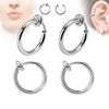 Wholesale Nonpierced Spring Ear Clips Copper Smooth And Brightening For Men And Women
