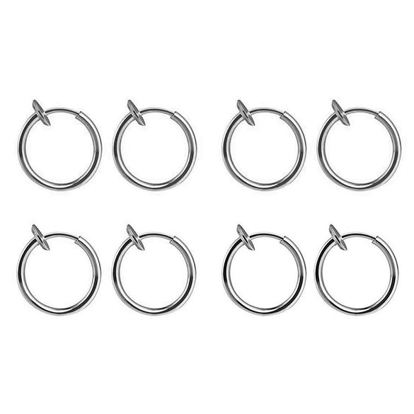 Wholesale Nonpierced Spring Ear Clips Copper Smooth And Brightening For Men And Women