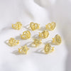 Wholesale Nonpiercing Ear Clip Jewelry Copper Geometric Light Luxury Electroplated Earrings