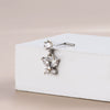 Wholesale Nose Accessories Stainless Steel Butterfly Puncture Nose Stud With Zircon Pendant Electroplated For Women