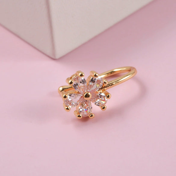 Wholesale Nose Clip Copper Insect Pattern Diamond Design Unisex