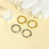 Wholesale Nose Ring G23 Titanium Geometric Style Set With Diamonds