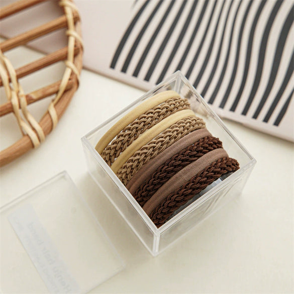Wholesale Nylon Handmade Braided Hair Rope Hair Accessories