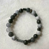 Wholesale Obsidian Beaded Bracelet Handmade Geometric Style Volcanic Stone Unisex