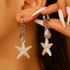 Wholesale Ocean Style Animal Zodiac Alloy Earrings 14K Gold Plated For Women