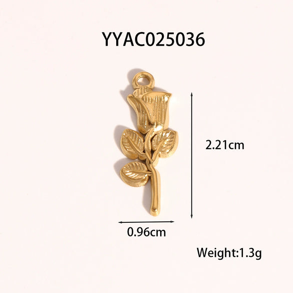 Wholesale Ocean Wind Jewelry Accessories Stainless Steel Pendant With Starfish And Love Design Classic Pattern Vacuum Real Gold Electroplating In Pvd Furnace