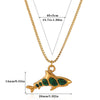 Wholesale Oil Dripping Process Gold Electroplated Stainless Steel Fish Pendant Cross Chain Necklace For Men And Women