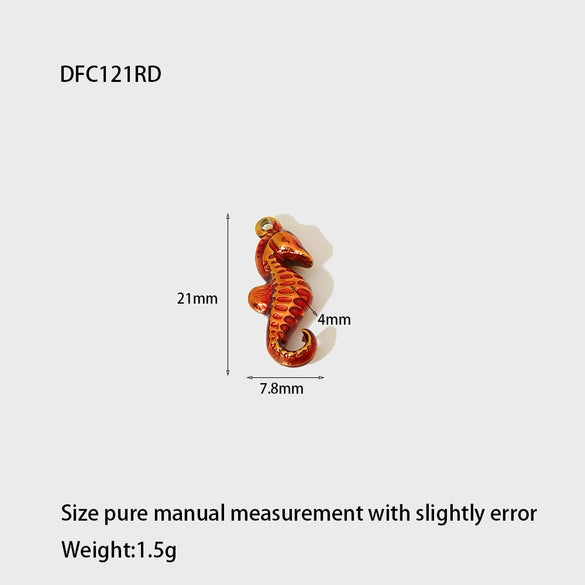 Wholesale Oil Dripping Starfish Stainless Steel Jewelry Accessories For Women Pendant Necklace Bracelet Earrings