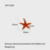 Wholesale Oil Dripping Starfish Stainless Steel Jewelry Accessories For Women Pendant Necklace Bracelet Earrings