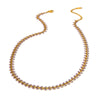 Wholesale Oil Dripping Wheat Ear Chain Stainless Steel Jewelry Necklace Bracelet Anklet For Women