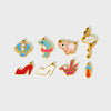 Wholesale Oildripping Scallop Dolphin Flamingo Return Pattern Stainless Steel Pendant Jewelry Accessories