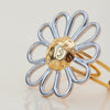 Wholesale Open Ring Stainless Steel Geometric Daisy Flower Electroplating For Women