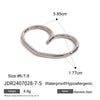 Wholesale Open Ring Stainless Steel Geometric Design Electroplating Female Jewelry