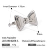 Wholesale Open Ring Stainless Steel Geometric Design Electroplating Female Jewelry