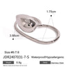 Wholesale Open Ring Stainless Steel Geometric Design Electroplating Female Jewelry