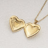 Wholesale Openable Heartshaped Pattern Photo Frame Photo Box Pendant Necklace In Stainless Steel With Electroplating For Women