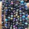 Wholesale Optimized Agate Round Loose Beads For Necklace Accessories Natural Twocolor Fire Agate With Killer Whale Pattern