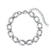 Wholesale Original Design Geometric Real Gold Plated Stainless Steel Cuban Chain Bracelet For Women