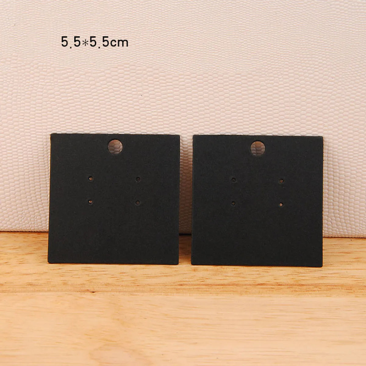 Earring Cards In Stock Wholesale Ornament Packaging 700g Black Blank Ear Studs Cardboard Printing Jewelry Tag Logo