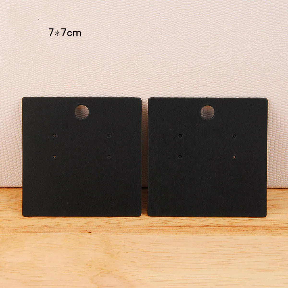 Earring Cards In Stock Wholesale Ornament Packaging 700g Black Blank Ear Studs Cardboard Printing Jewelry Tag Logo