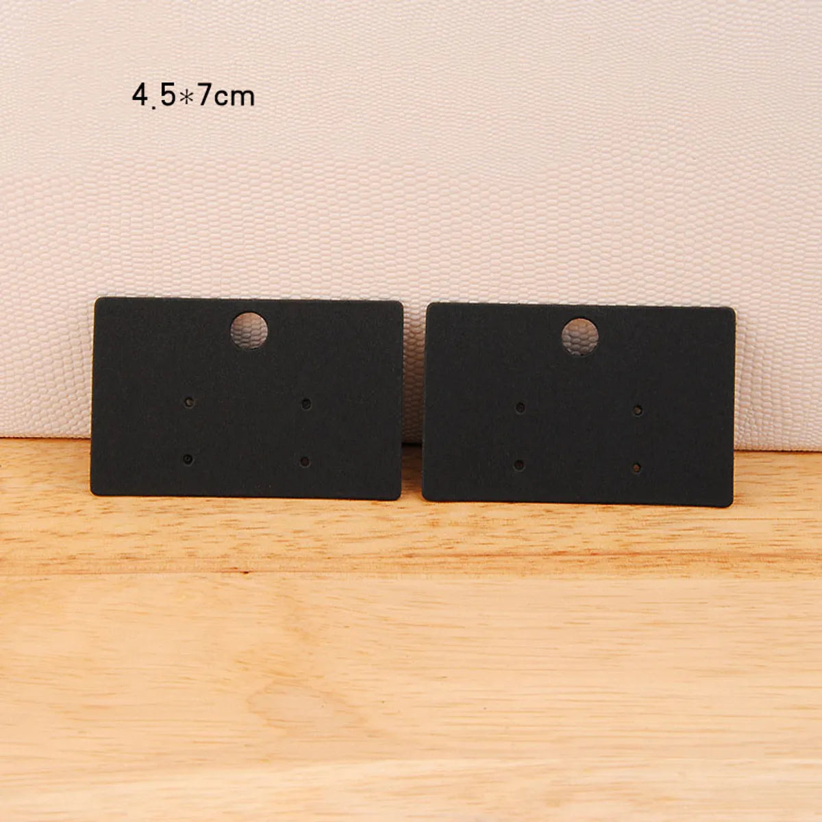 Earring Cards In Stock Wholesale Ornament Packaging 700g Black Blank Ear Studs Cardboard Printing Jewelry Tag Logo