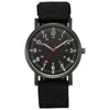 Wholesale Outdoor Sports Watch Plastic Dial Canvas Strap Round Shape Luminous Leisure Style