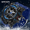 Wholesale Outdoor Sports Watch Tpu Strap Abs Case Acrylic Mirror Round Dial