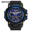 Wholesale Outdoor Sports Watch Tpu Strap Abs Case Acrylic Mirror Round Dial