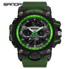 Wholesale Outdoor Sports Watch Tpu Strap Abs Case Acrylic Mirror Round Dial