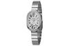 Wholesale Oval Dial Stainless Steel Band Pointer Watch For Female With Retro Simple Style