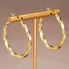 Wholesale Oversized Geometric Earrings Copper Electroplating Jewelry Middle Eastern Trendy Style