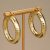 Wholesale Oversized Geometric Earrings Copper Electroplating Jewelry Middle Eastern Trendy Style