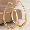 Wholesale Oversized Geometric Earrings Copper Electroplating Jewelry Middle Eastern Trendy Style
