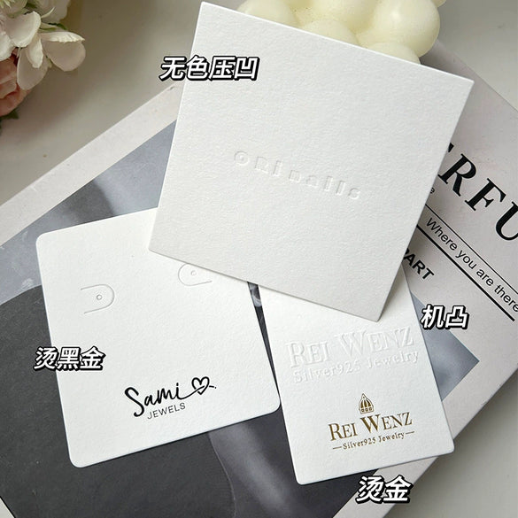 Wholesale Paper And Pvc Jewelry Packaging For Earrings Hair Clips Necklaces And Hair Rings With Light Luxury Style