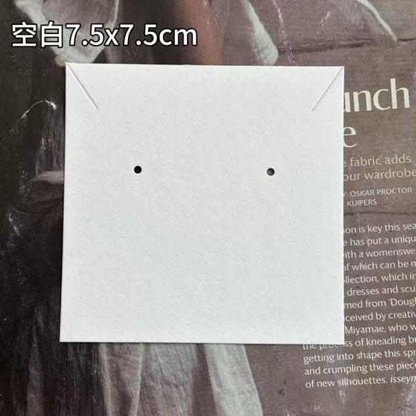 Wholesale Paper And Pvc Jewelry Packaging For Earrings Hair Clips Necklaces And Hair Rings With Light Luxury Style