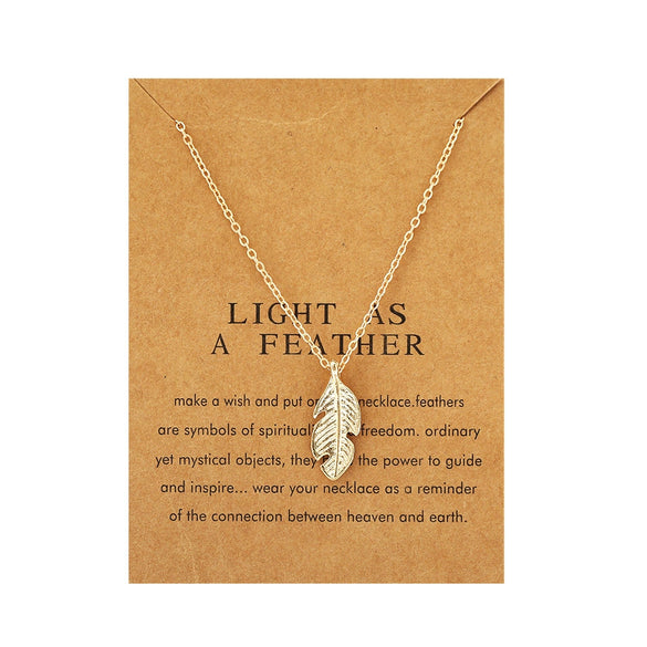 Wholesale Paper Card Necklace With Simple Circle Clavicle Chain Retro Letter And Butterfly Design Alloy Material Electroplating Treatment
