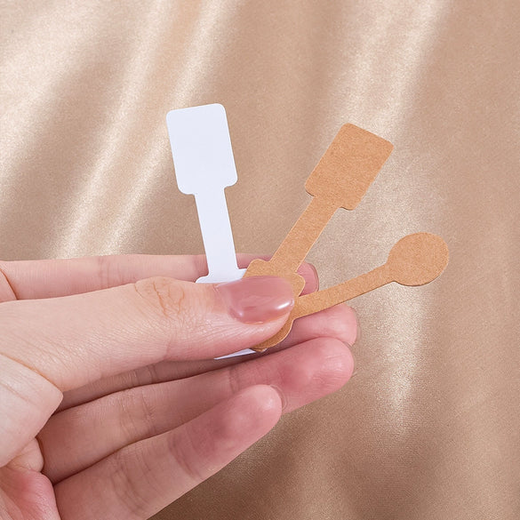 Wholesale Paper Display Card And Jewelry Label With Printing Literary And Artistic Style Square And Round Patterns