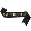 Wholesale Party And Wedding Dress Glitter Cloth Printing Shoulder Strap Happy Birthday Design