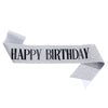 Wholesale Party And Wedding Dress Glitter Cloth Printing Shoulder Strap Happy Birthday Design