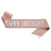 Wholesale Party And Wedding Dress Glitter Cloth Printing Shoulder Strap Happy Birthday Design